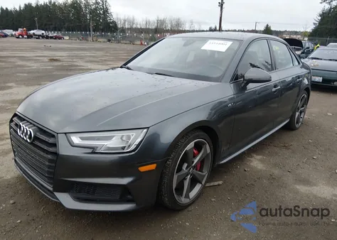 2018 Audi S4 3.0T Premium Plus z USA, uszkodzony, nr VIN WAUB4AF46JA010697